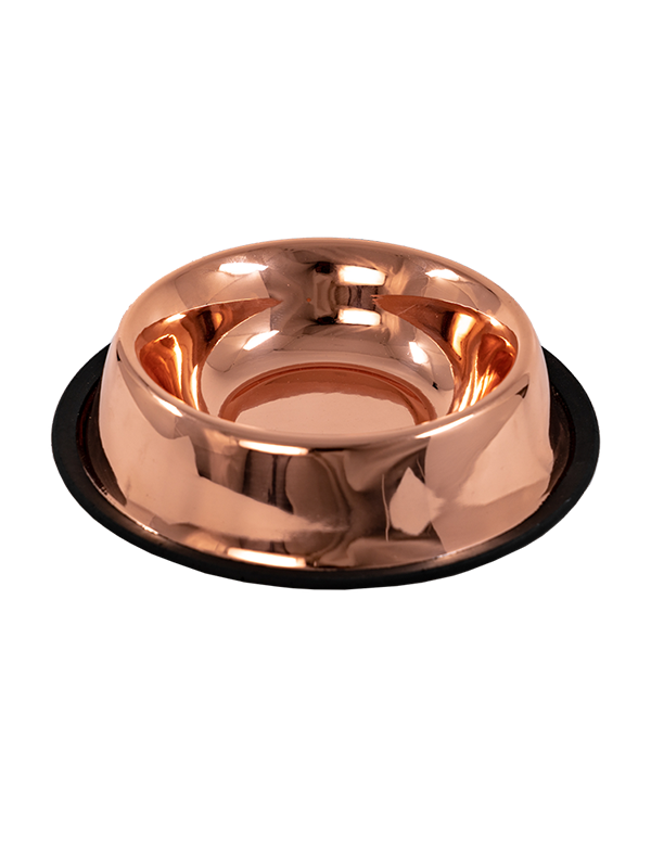 "Fancy Beast" Copper Dog Bowl