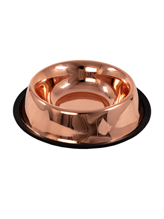 "Fancy Beast" Copper Dog Bowl