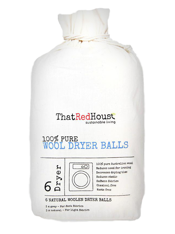 Wool Dryer Balls - 6 Wool Balls